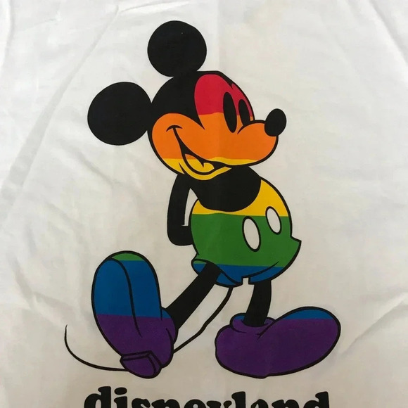 Disney parks Mickey Rainbow Shirt - Picture 3 of 3
